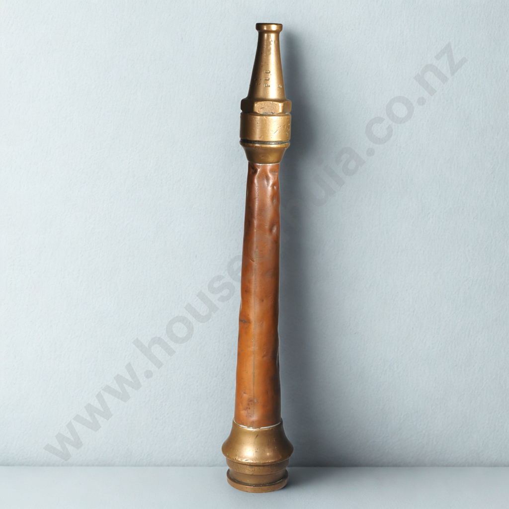 Vintage Brass & Copper Fire Hose Nozzle Image 1++