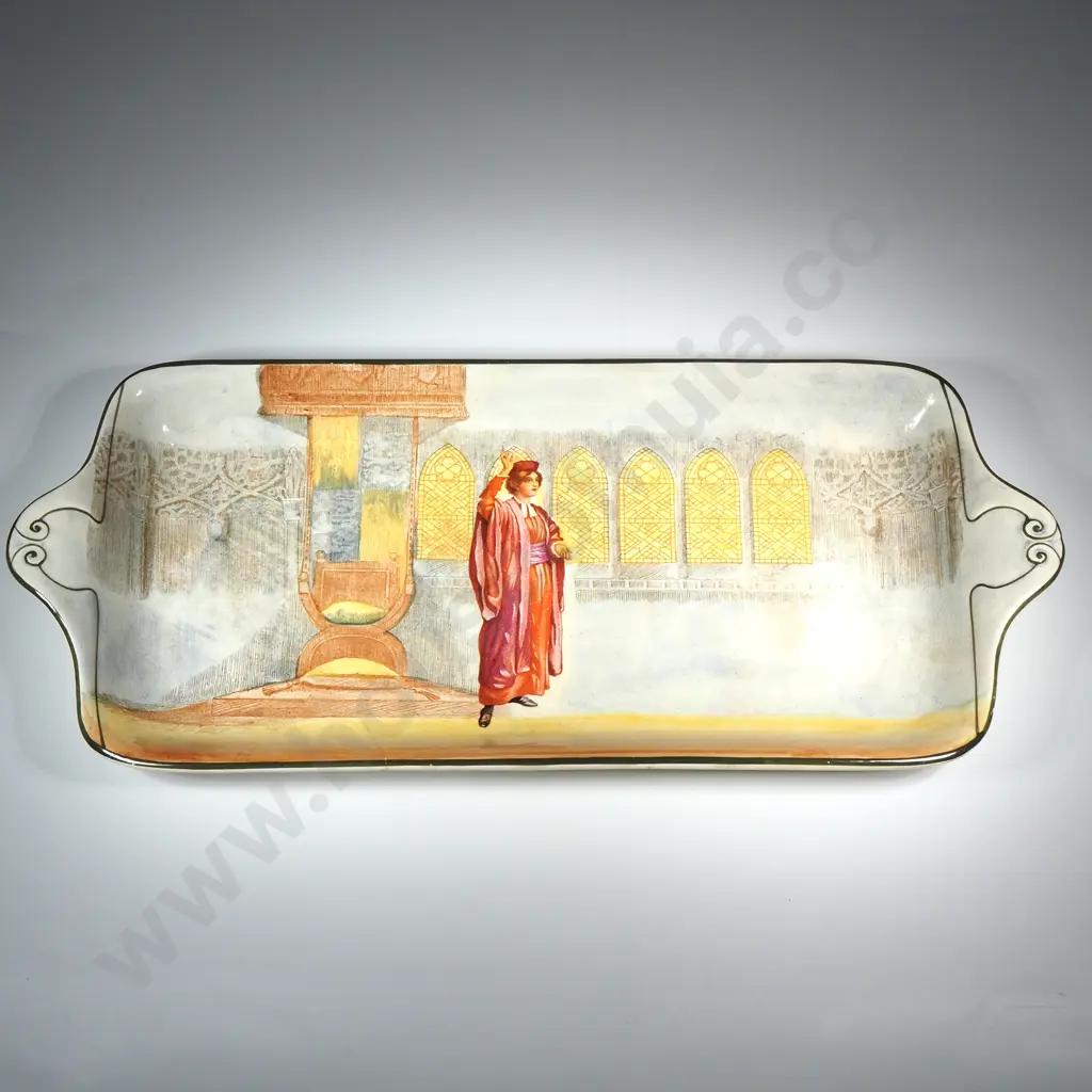 Royal Doulton Shakespearean Tray Featuring Portia from The Merchant of Venice Image 1++