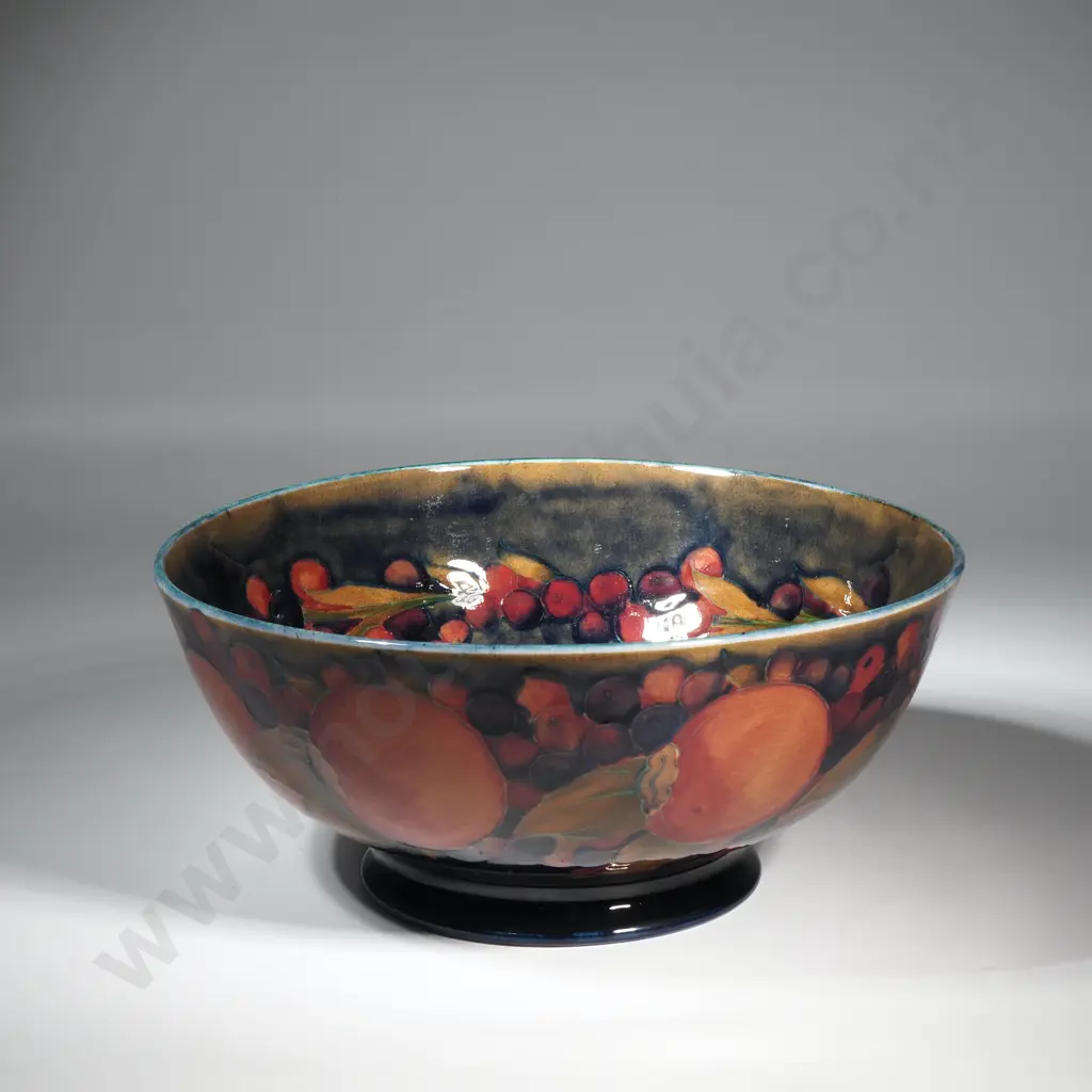 Large Early Moorcroft Tube Lined Bowl - Signature to Base - w Burslem Mark Image 1++