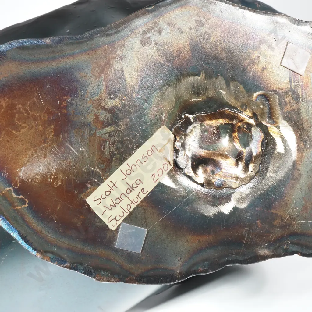 Scott Johnson (NZ) Decorative Metal Vessel (2001) Image 1++