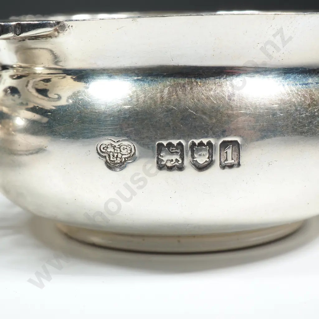 Set of Four Sterling Silver Wine Tasters - Hallmarked for London 1906 Image 1++