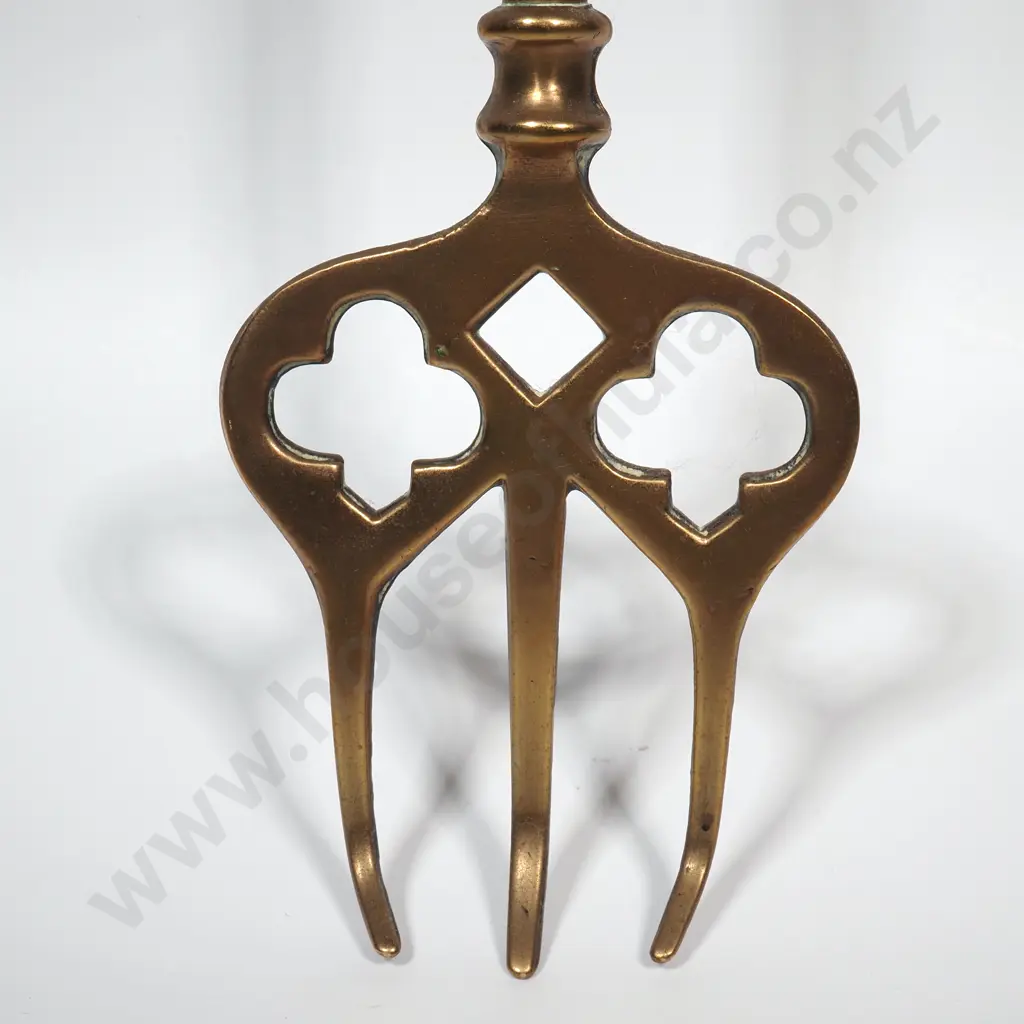 Vintage Brass Toasting Fork Image 1++