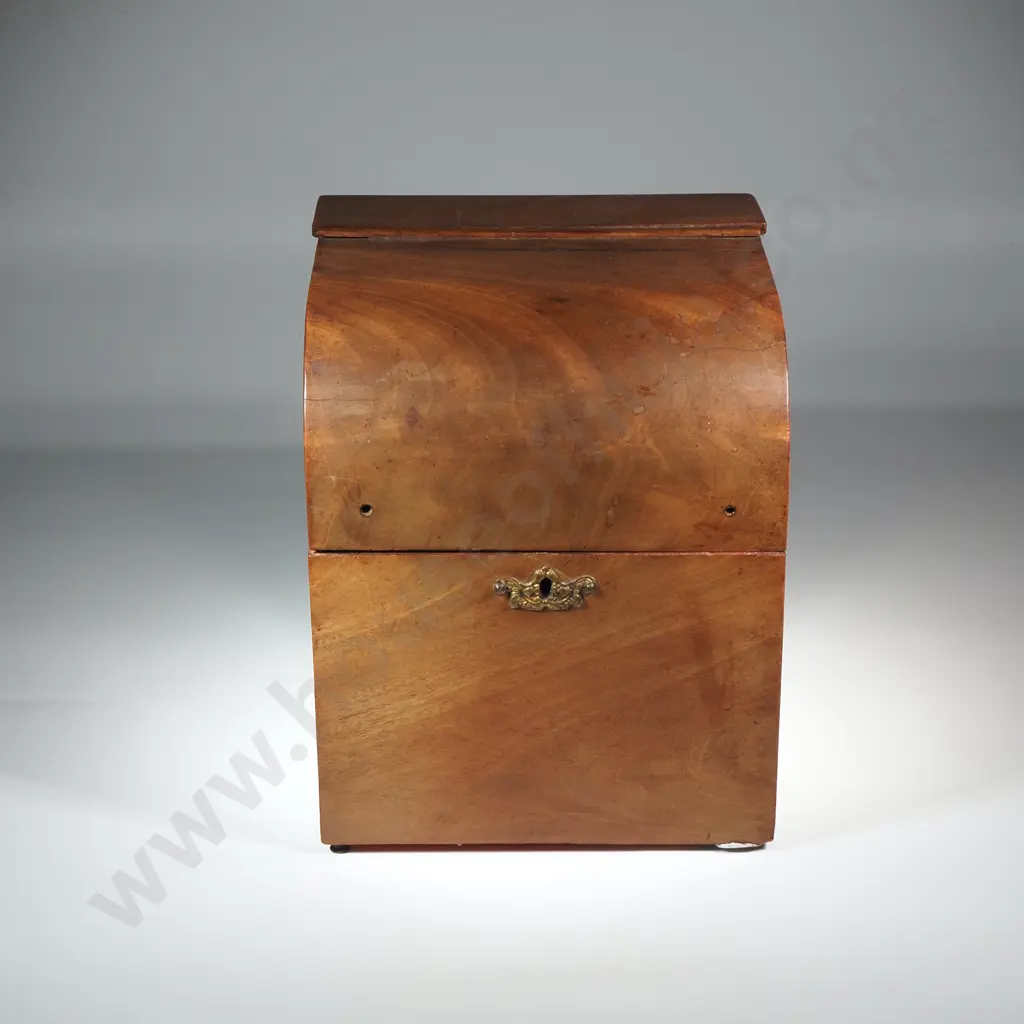 Victorian Walnut Bull Nosed Stationary Box Image 1++