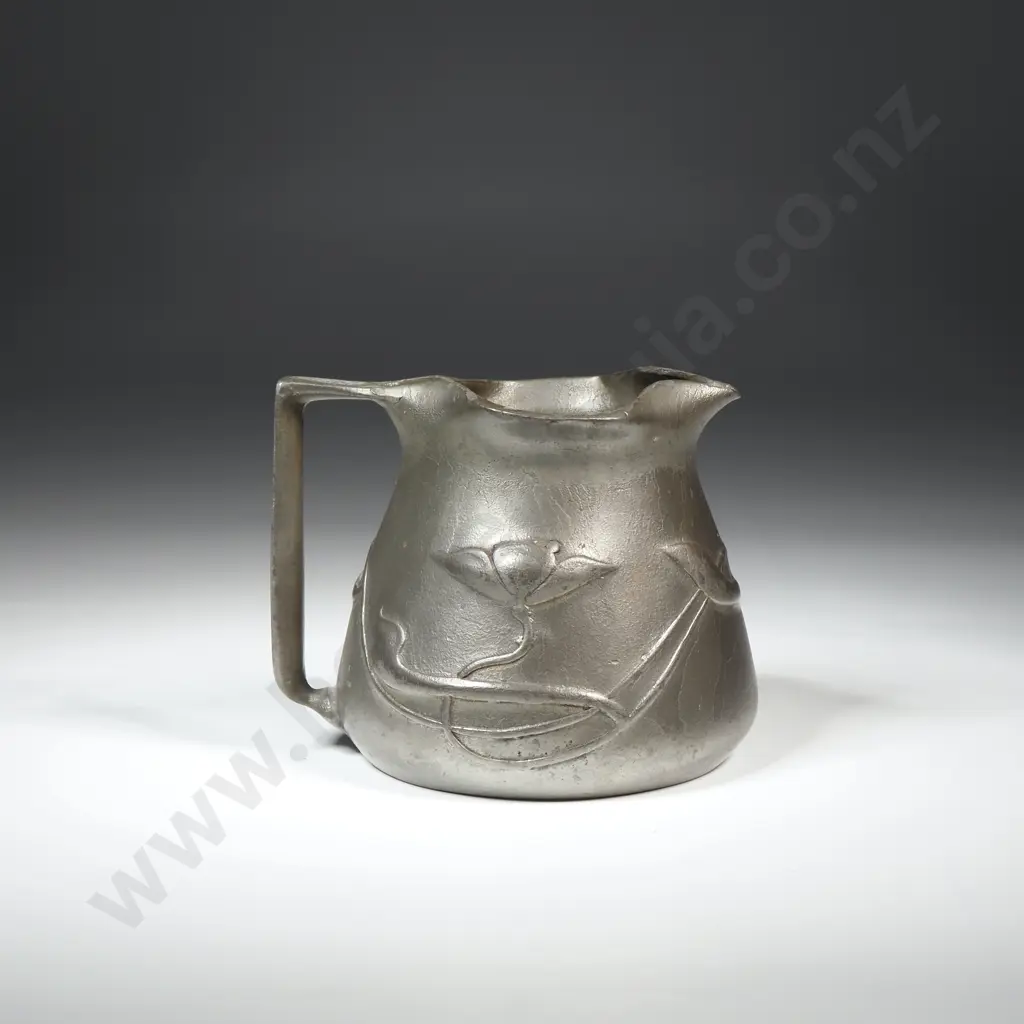 Antique Art Nouveau Tudric Pewter Creamer - Archibald Knox for Liberty Image 1++