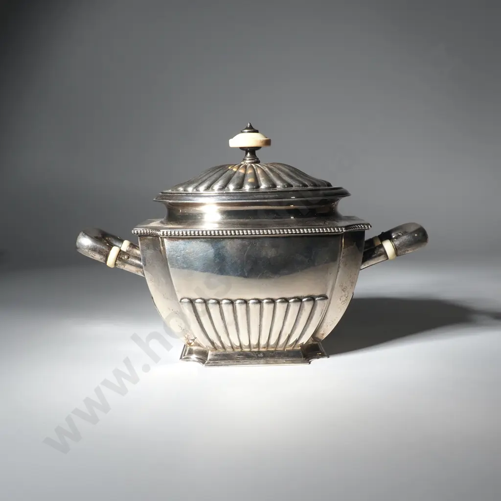 Exquisite Imperial Russian Four Piece Tea Set - Grachev Brothers of St Petersburg Image 1++