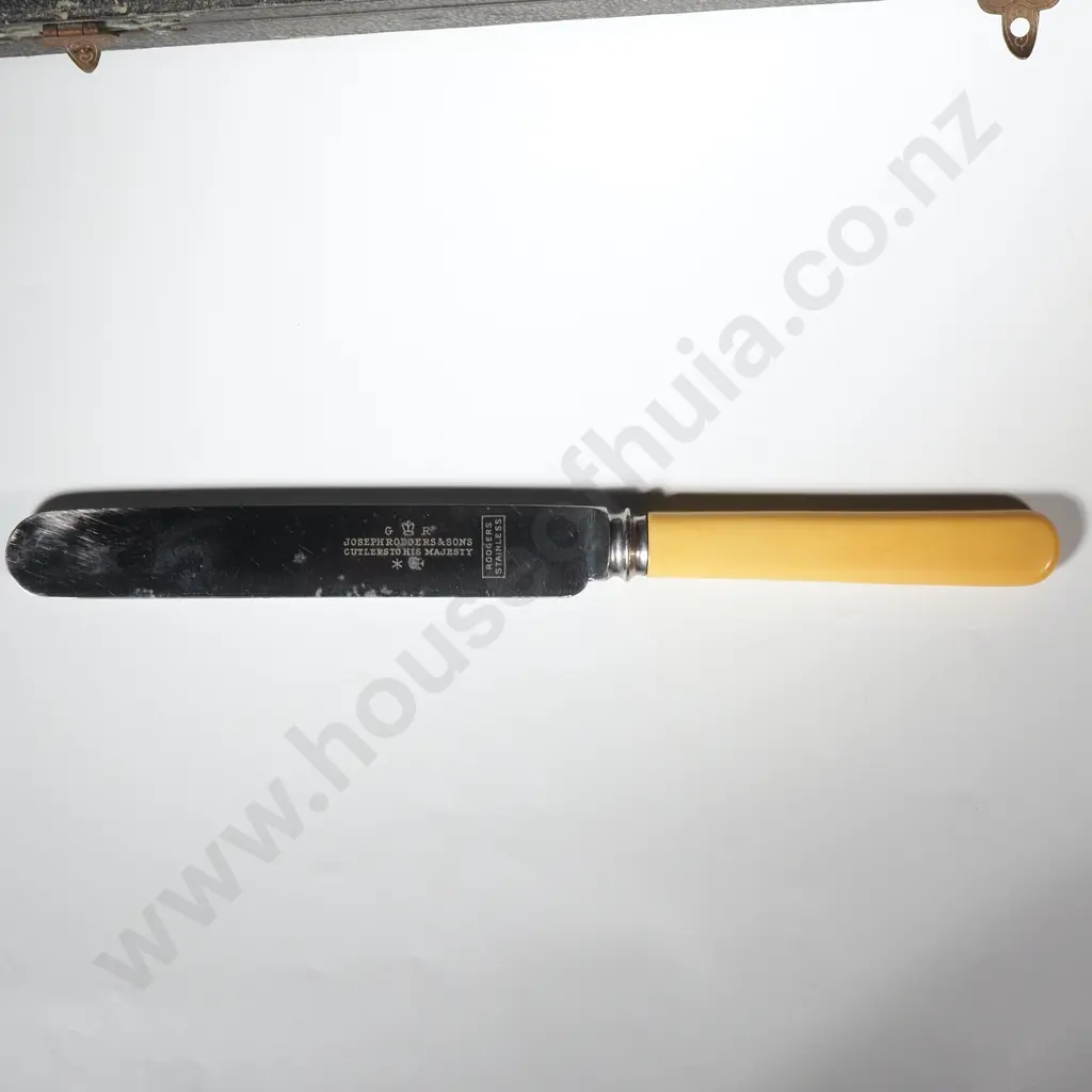 Cased Set of Sixteen Joseph Rogers & Sons Table Knives Image 1++