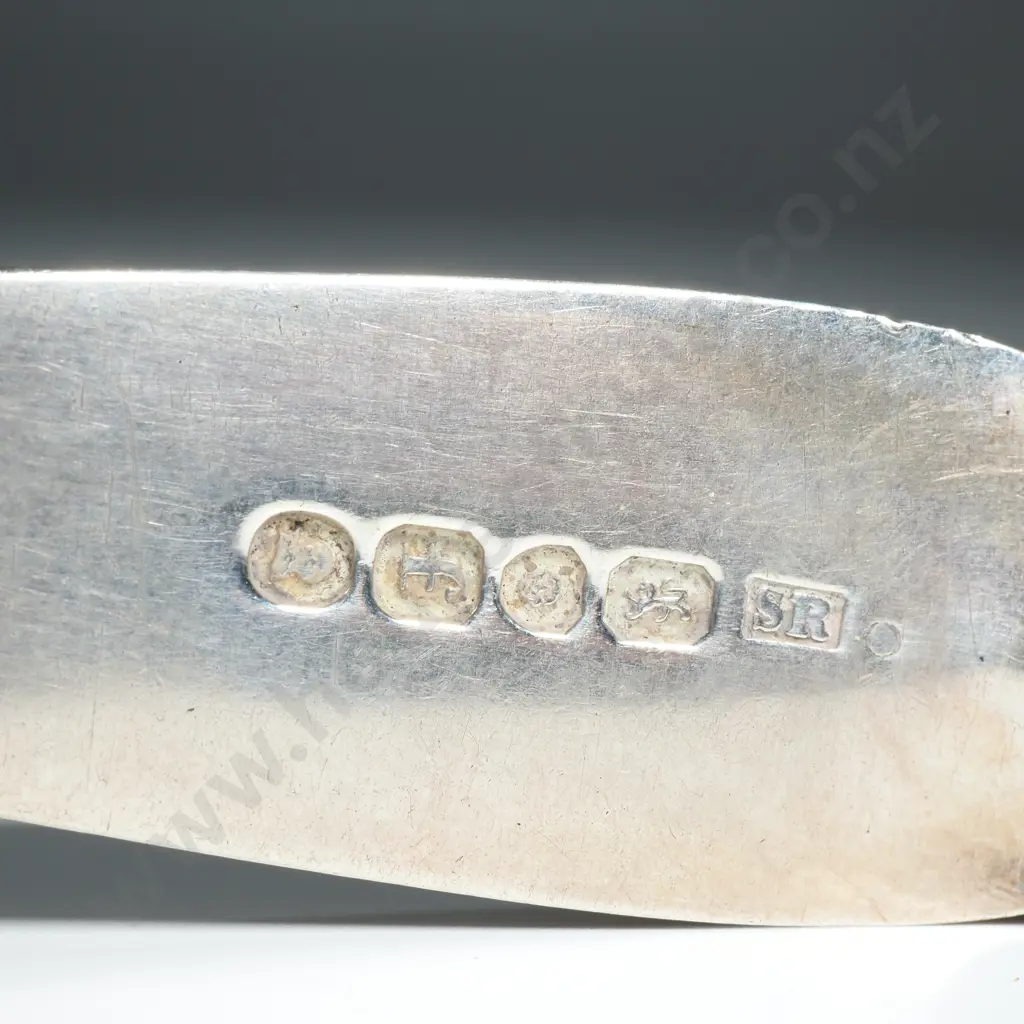 Four Georgian Sterling Silver Soup Spoons - Full Hallmarks Image 1++