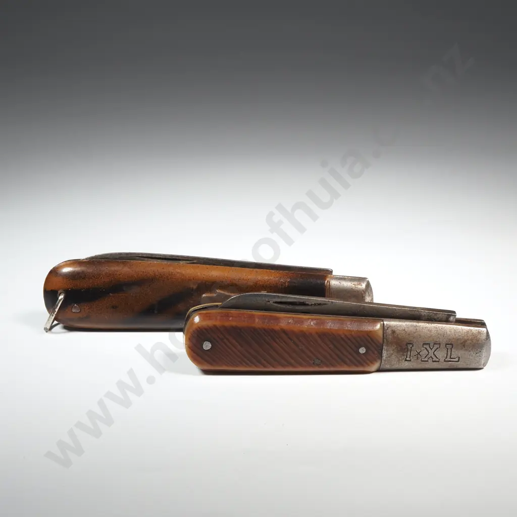 Vintage Wostenholm Pocket Knife Along w a Contento Knife Image 1++