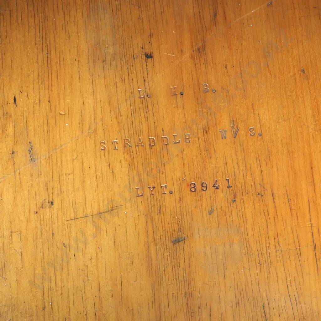 Vintage 1960s Box from the Lyttleton Harbour Board - Marked Straddle W/S Image 1++