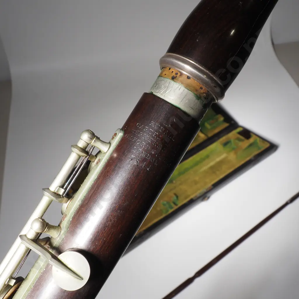 Antique Cased Wooden Flute Made By Rudall Carte & Co. London Image 1++