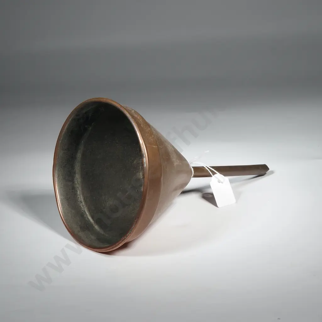 Antique Copper Ale or Wine Funnel Image 1++