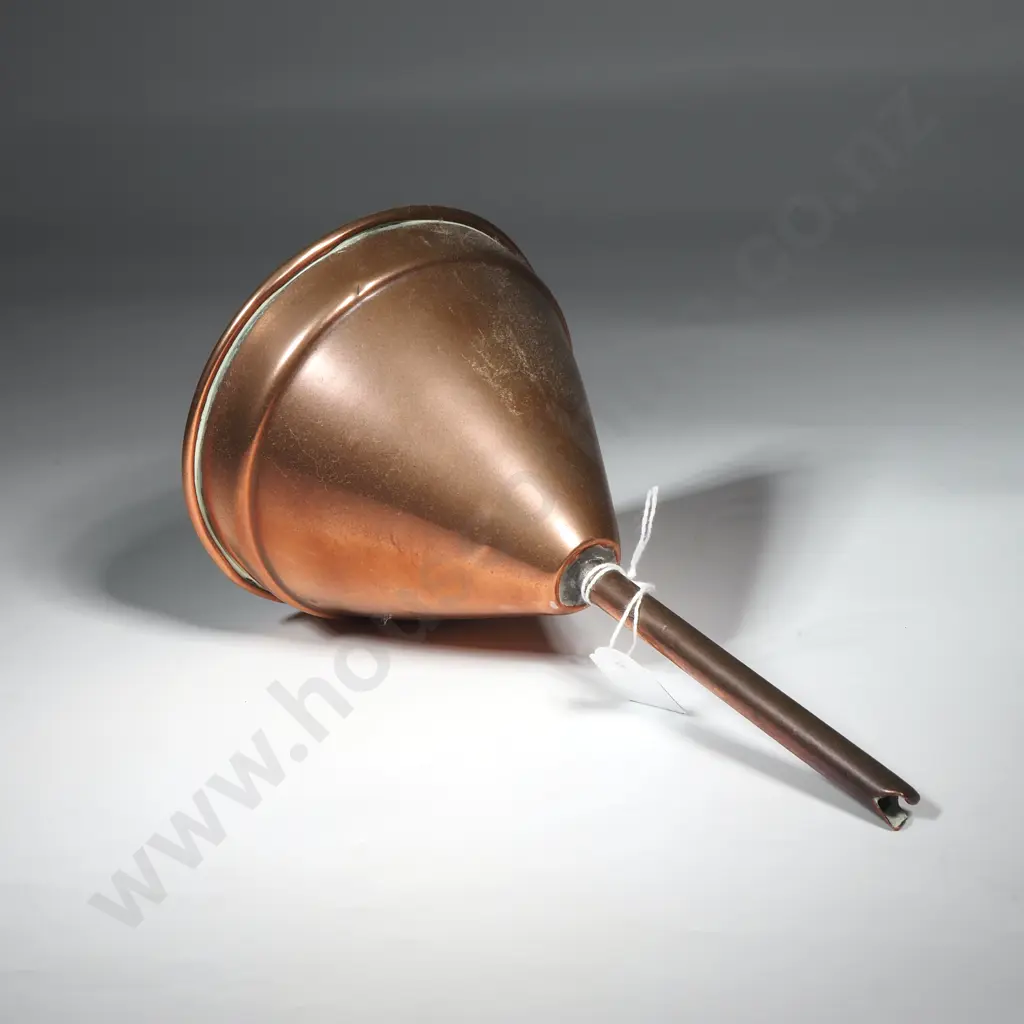 Antique Copper Ale or Wine Funnel Image 1++