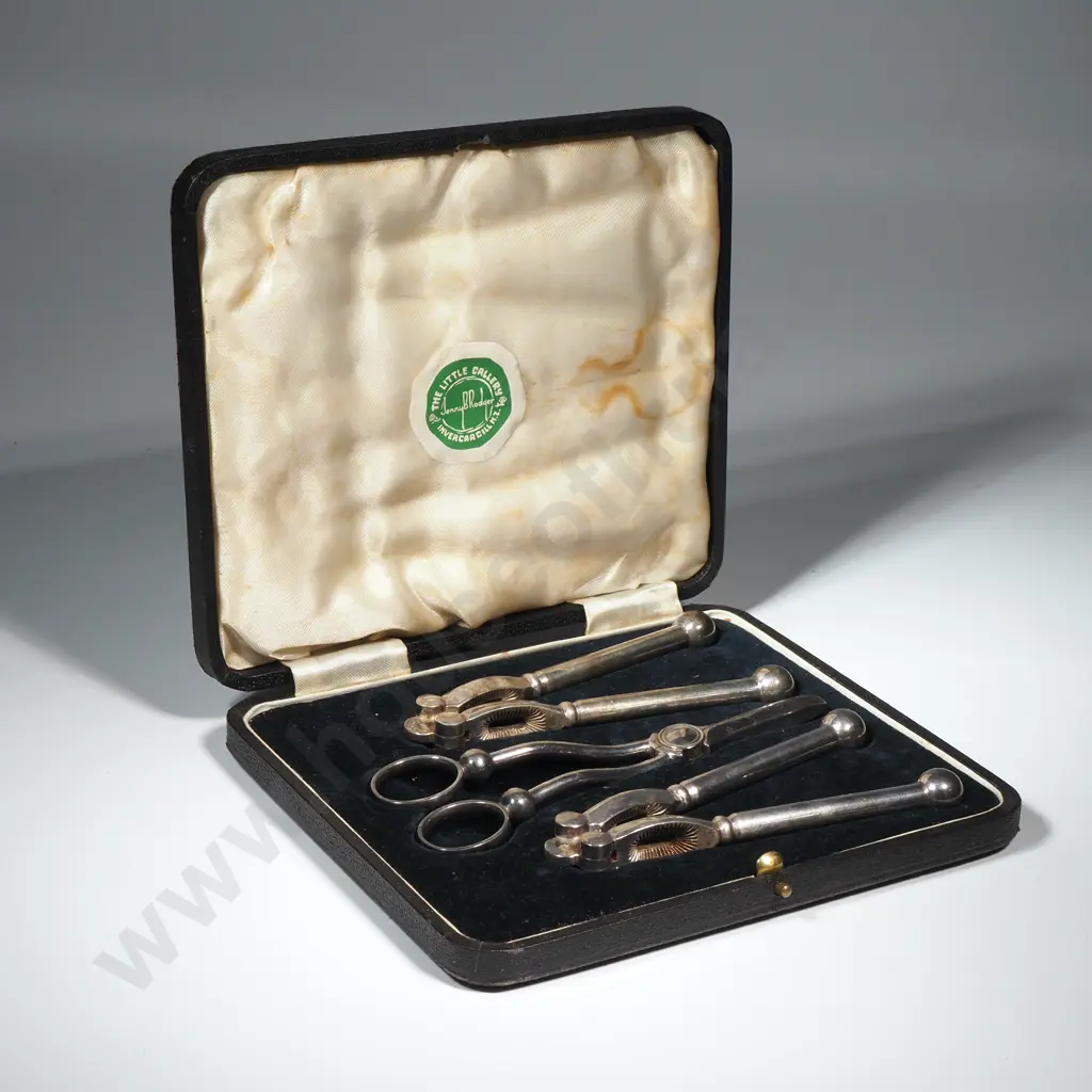 Vintage Cased Nutcracker & Grape Set  Image 1++