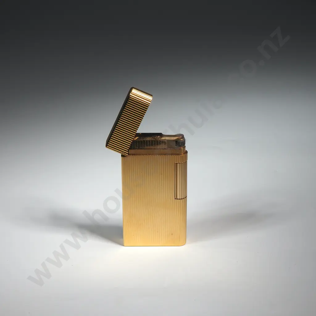 Cased Caran d ' Arche Swiss Gold Plated Lighter Image 1++