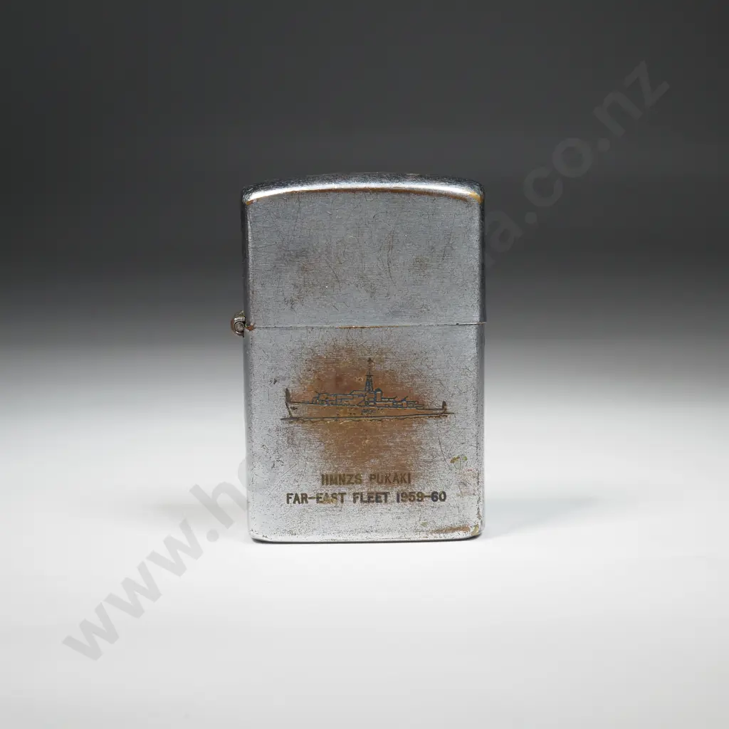 HMNZS Pukaki Zippo Lighter 1959/60 Image 1++