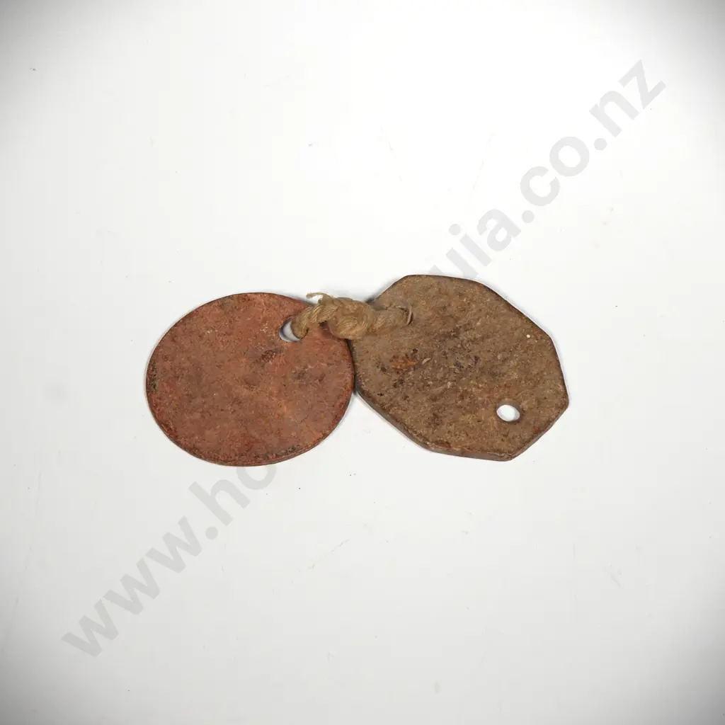 Two WWI Dog Tags Image 1++