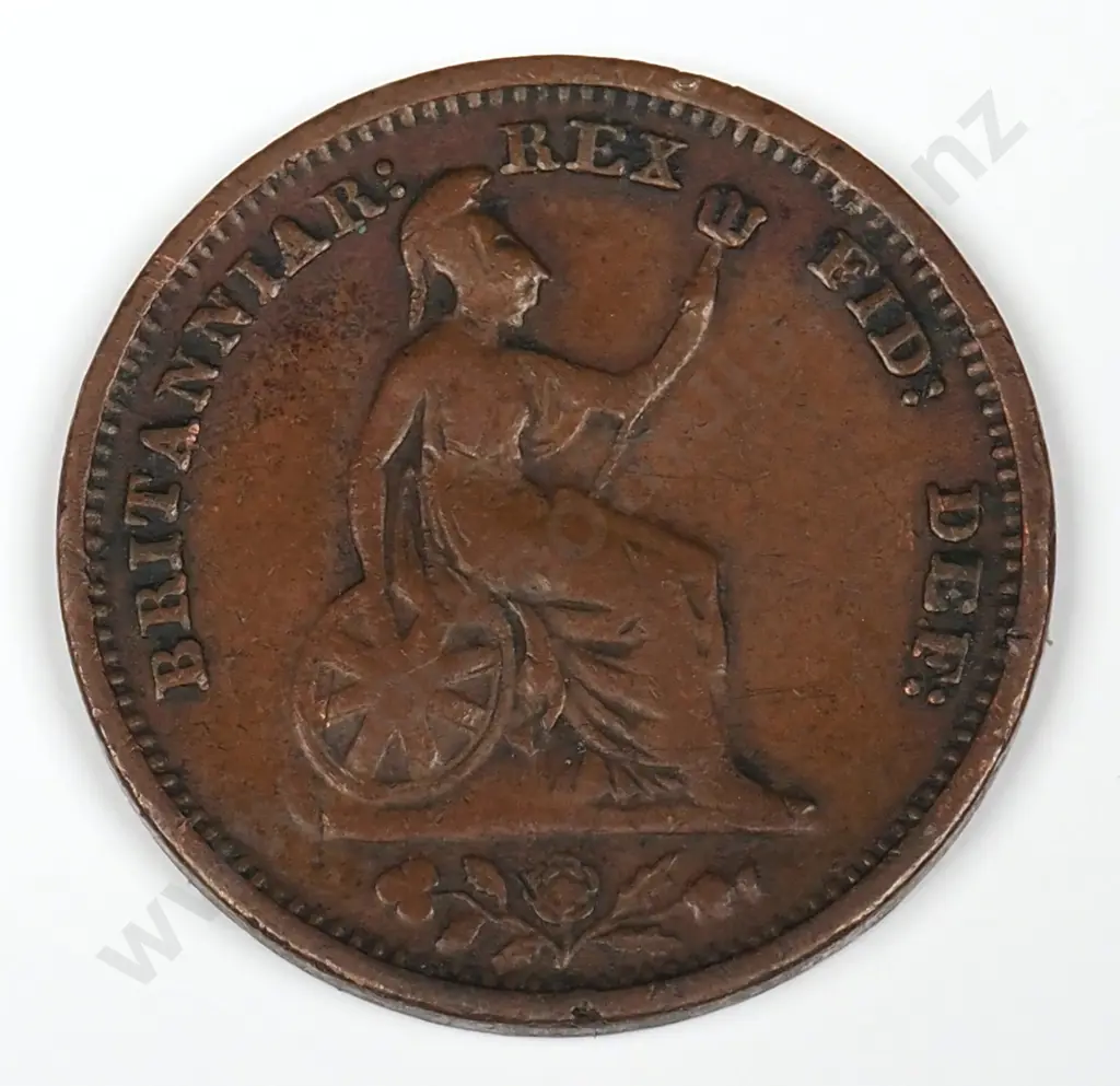 Half Farthing: 1837 - Fine Image 1++