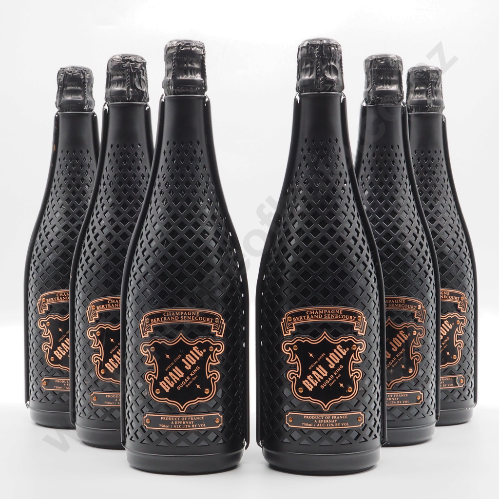 Case of Six Bertrand Senecourt Special Cuvee´ Beau Joie Sugar King - Demi Sec Champagne Image 1++