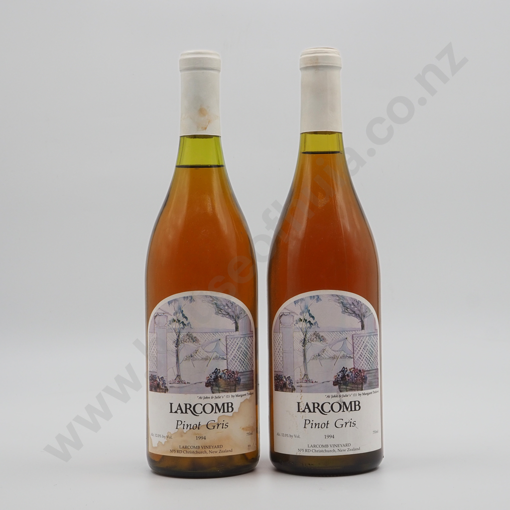 Two Bottles of Larcomb Pinot Gris 1994 Image 1++