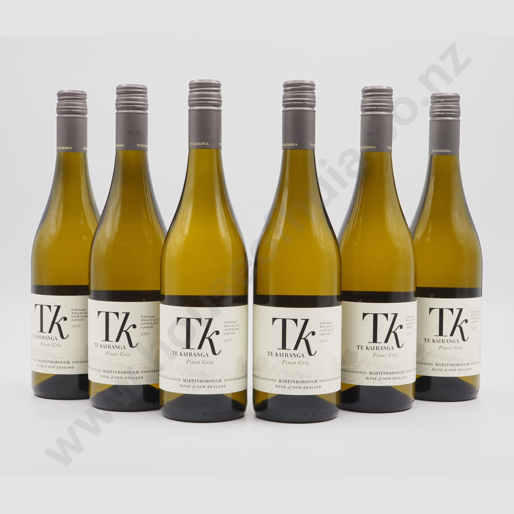 Six bottles of Te Kairanga Pinot Gris 2019 Image 1++