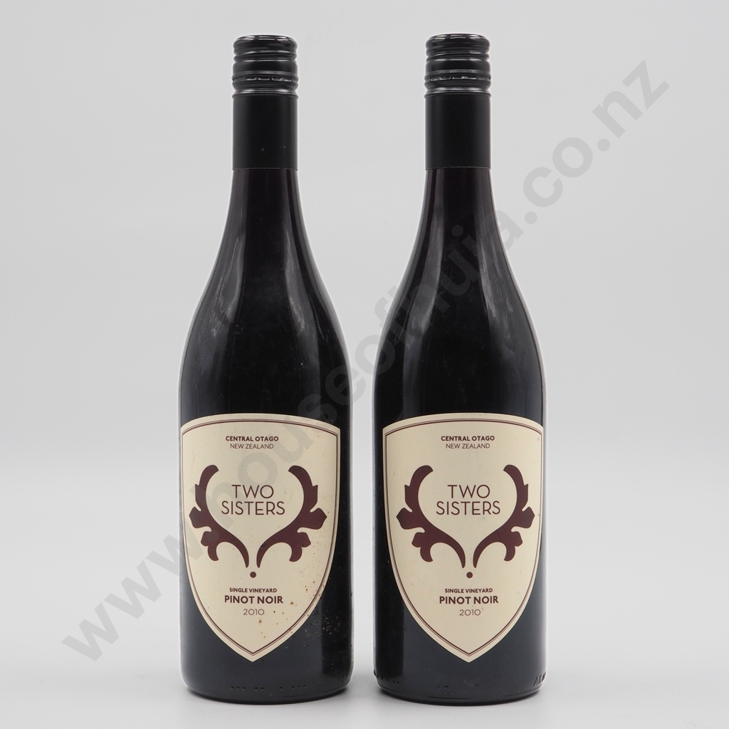 Two Bottles of Two Sisters Single Vineyard Pinot Noir 2010 Image 1++