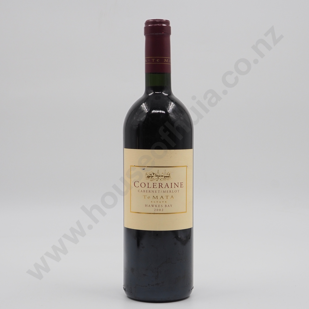 Te Mata Coleraine 2002  (Some Damage to Top Seal) Image 1++