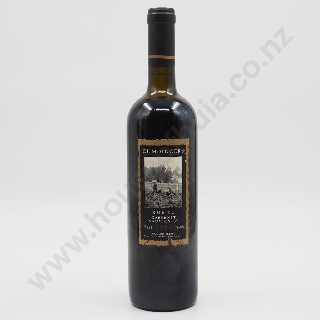 Gumdiggers Kumeu Cabernet Sauvignon 1994 Image 1++