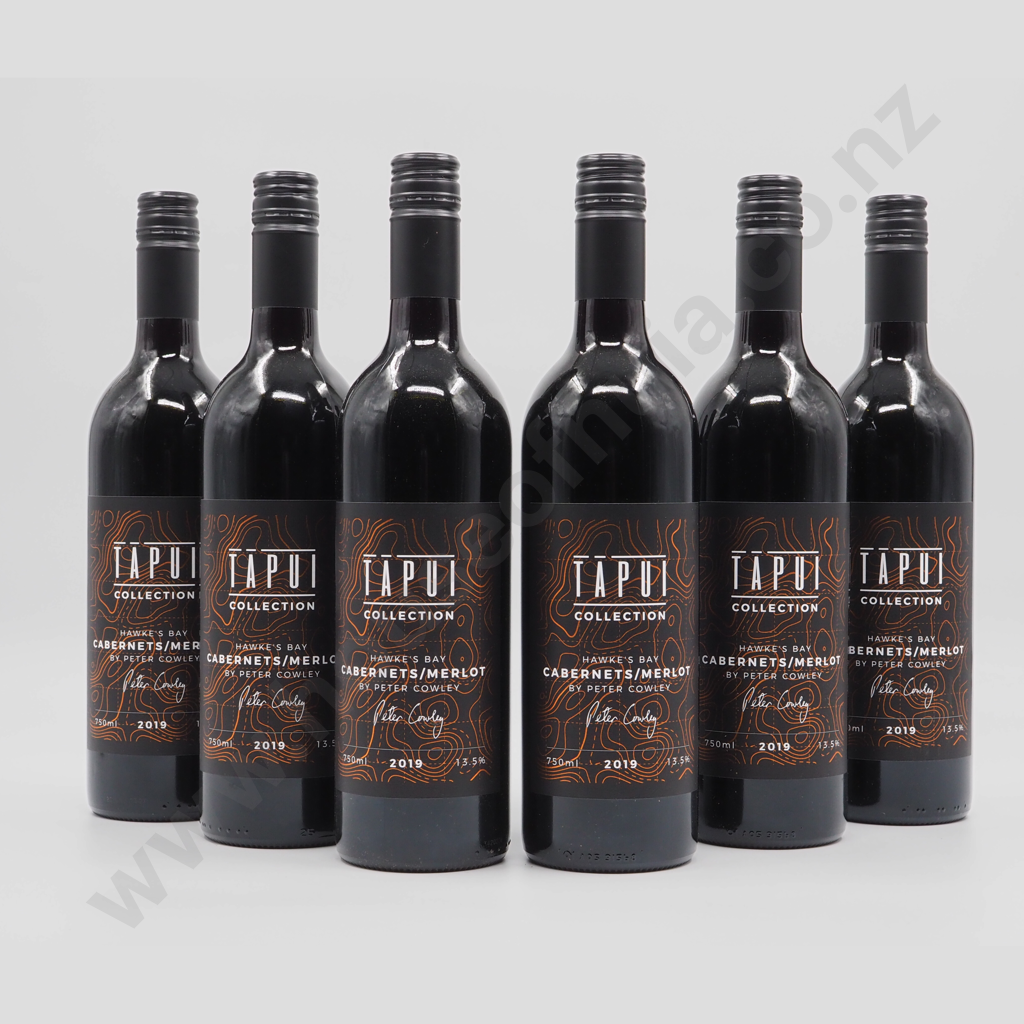 Six Bottles of Tapui Collection  Cabernet Merlot 2019 Image 1++