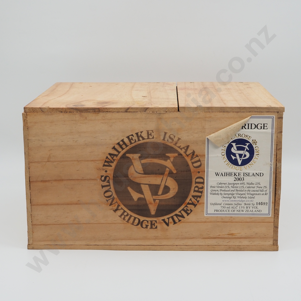 Case of Six Stonyridge LaRose 2003 Image 1++