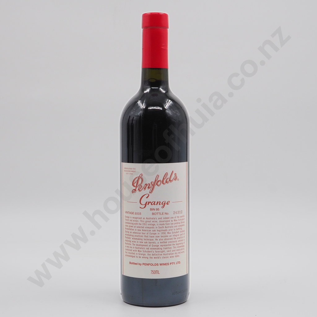 Penfolds Australia Grange Bin 95 2003 Image 1++
