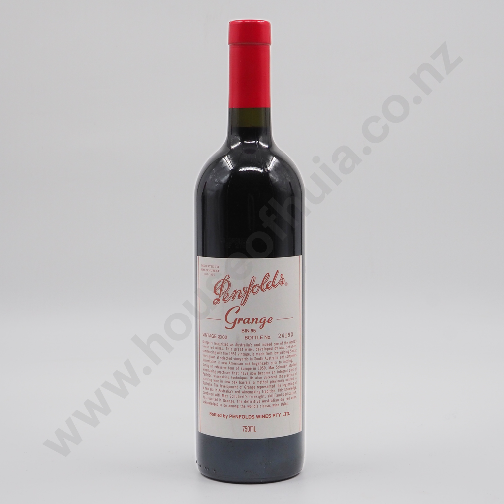 Penfolds Australia Grange Bin 95 2003 Image 1++