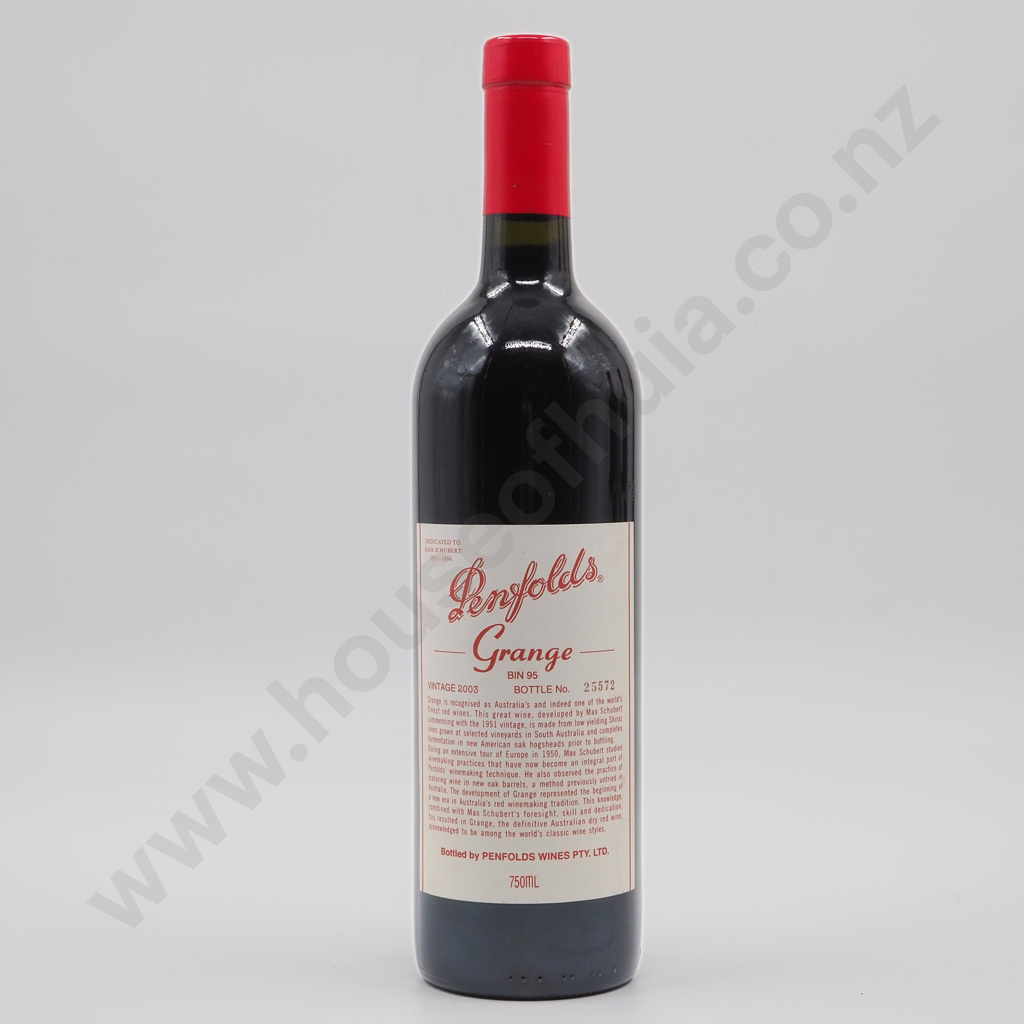 Penfolds Australia Grange Bin 95 2003 Image 1++
