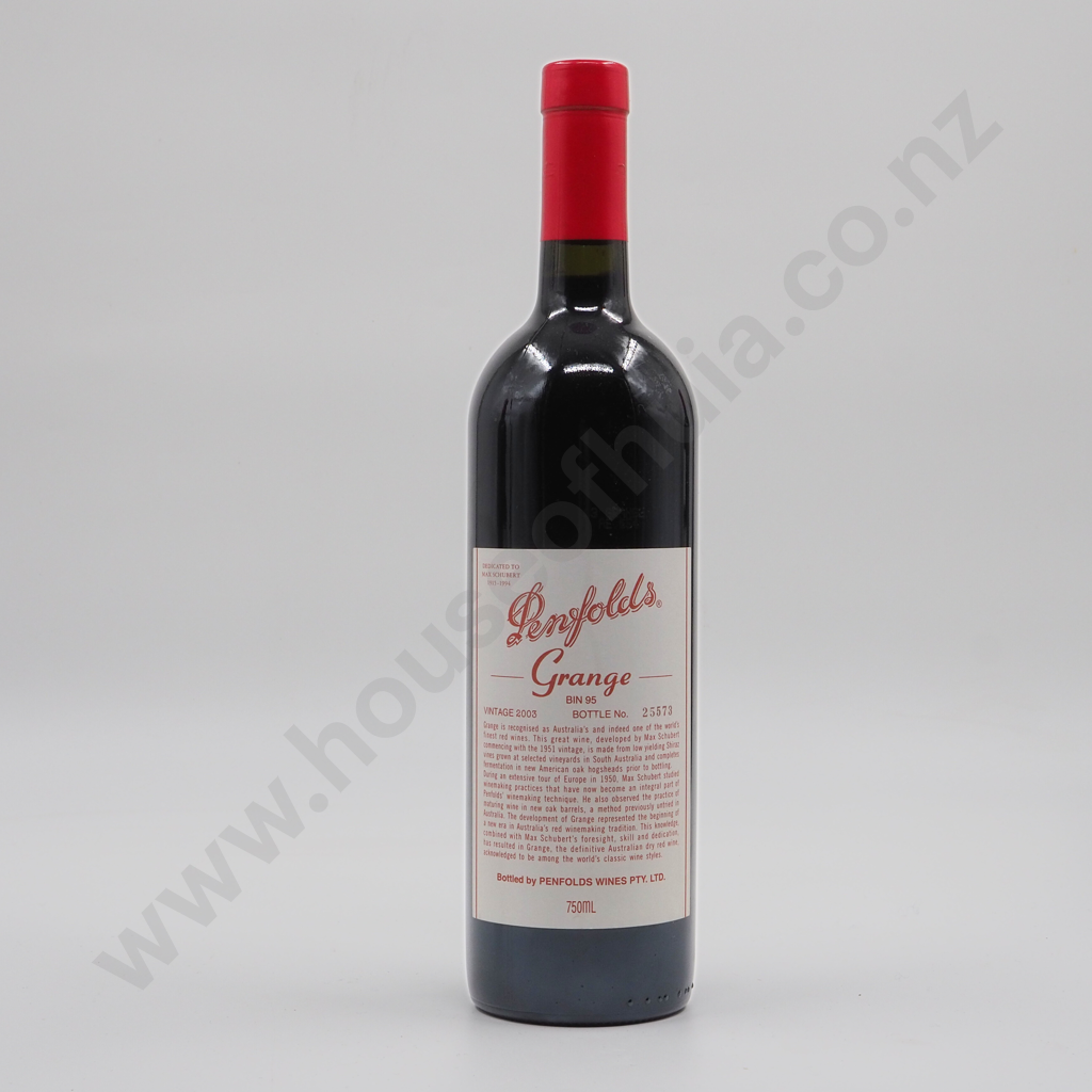 Penfolds Australia Grange Bin 95 2003 Image 1++