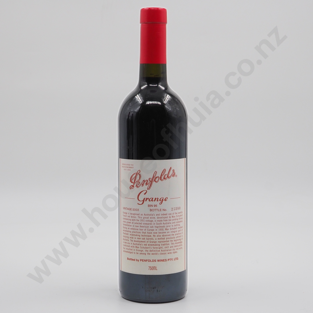 Penfolds Australia Grange Bin 95 2003 Image 1++