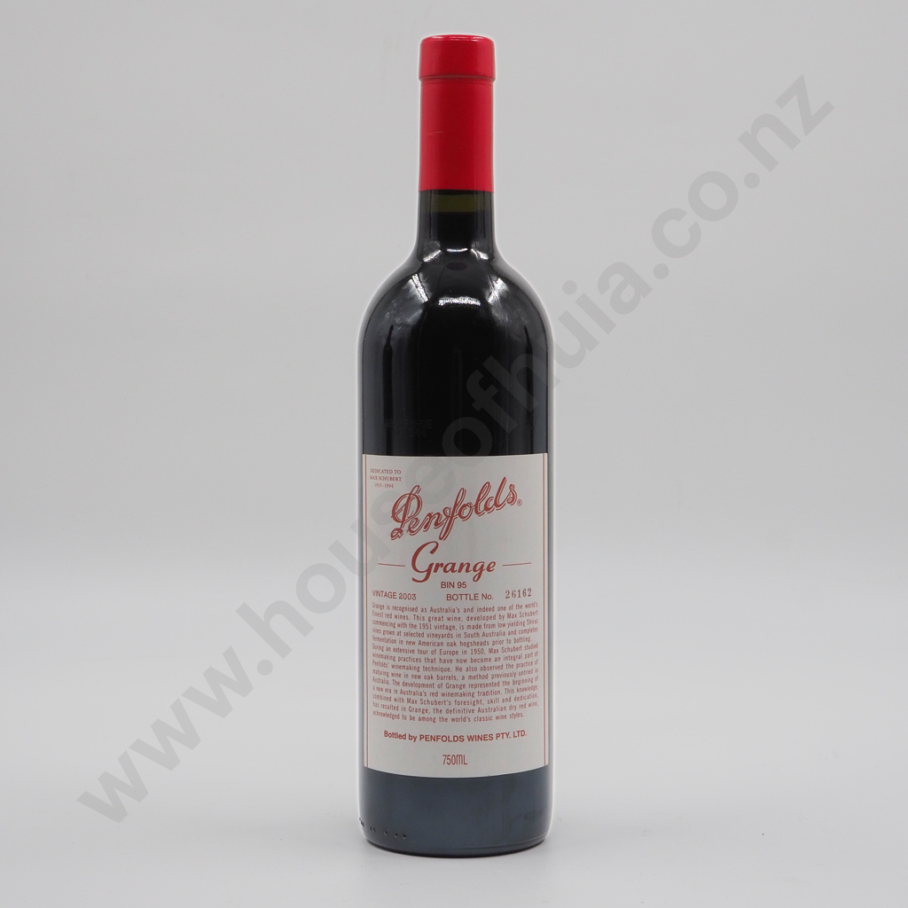 Penfolds Australia Grange Bin 95 2003 Image 1++