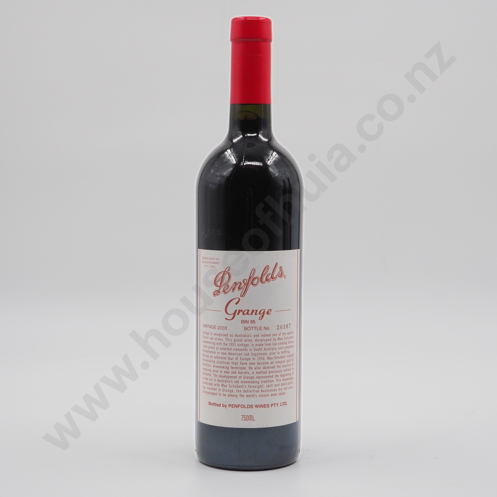 Penfolds Australia Grange Bin 95 2003 Image 1++