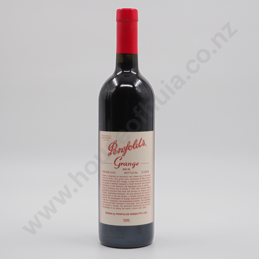 Penfolds Australia Grange Bin 95 2003 Image 1++