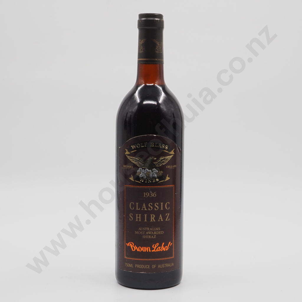 Wolf Blass Classic Shiraz 986 Brown Label Image 1++