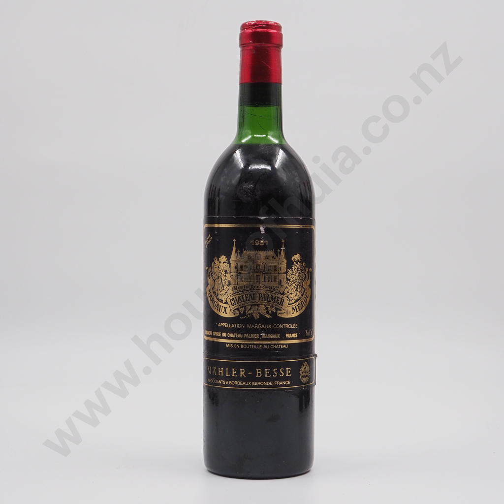 Chateau Palmer Bordeux 1981 Image 1++