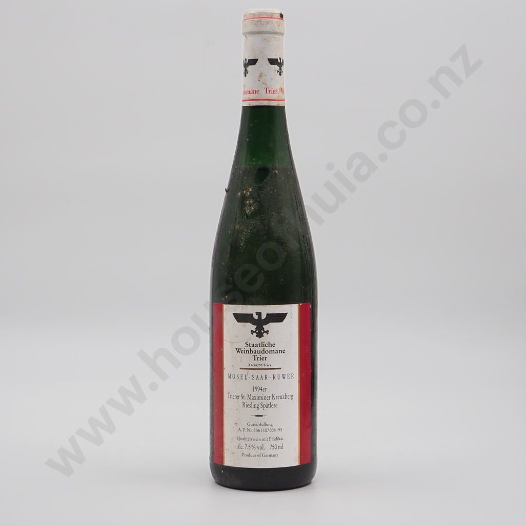 Staatliche Weinbaudomäne Trier Mosel Saar Ruwer 1994 Image 1++