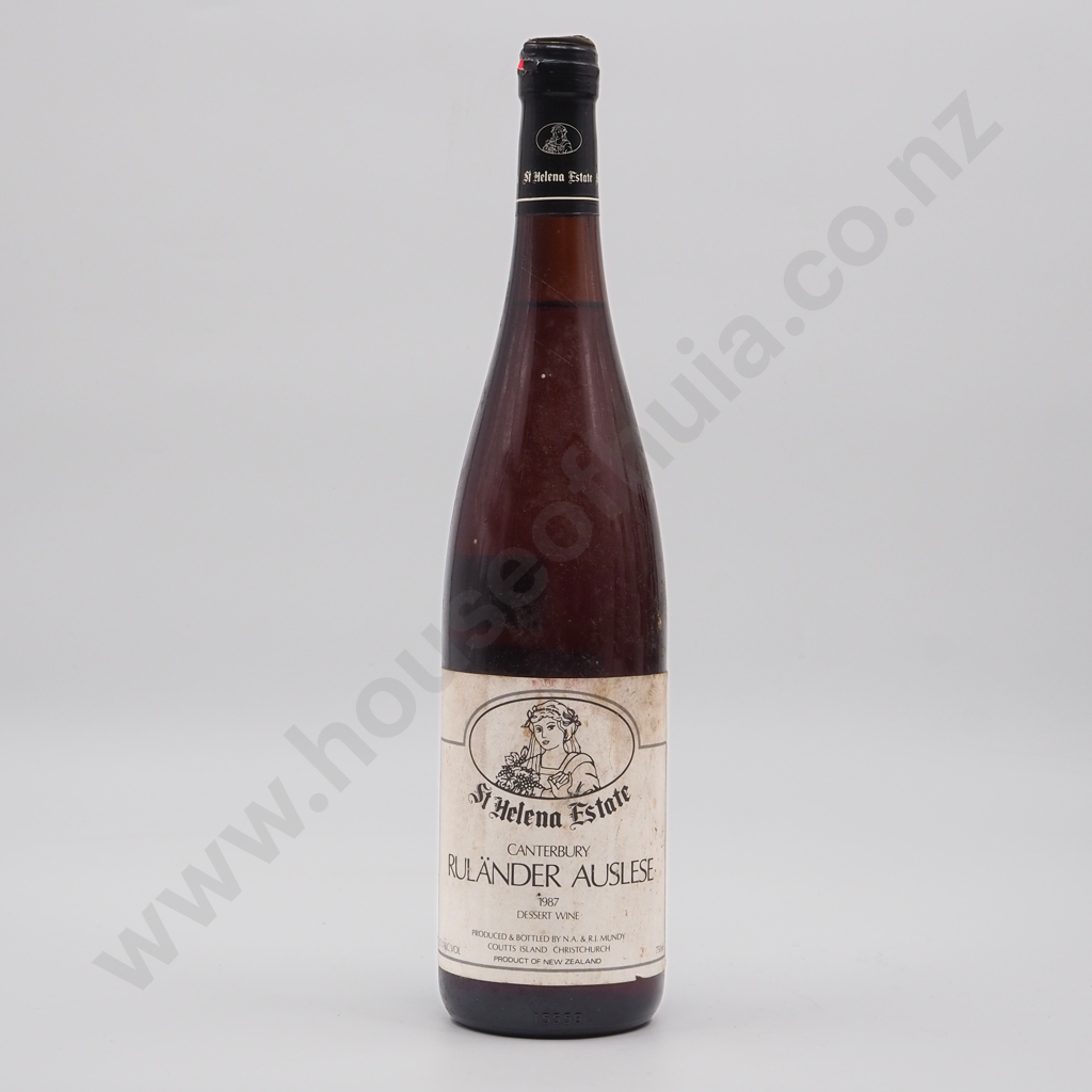 St Helena Estate Canterbury Ruländer Auslese 1987 Image 1++
