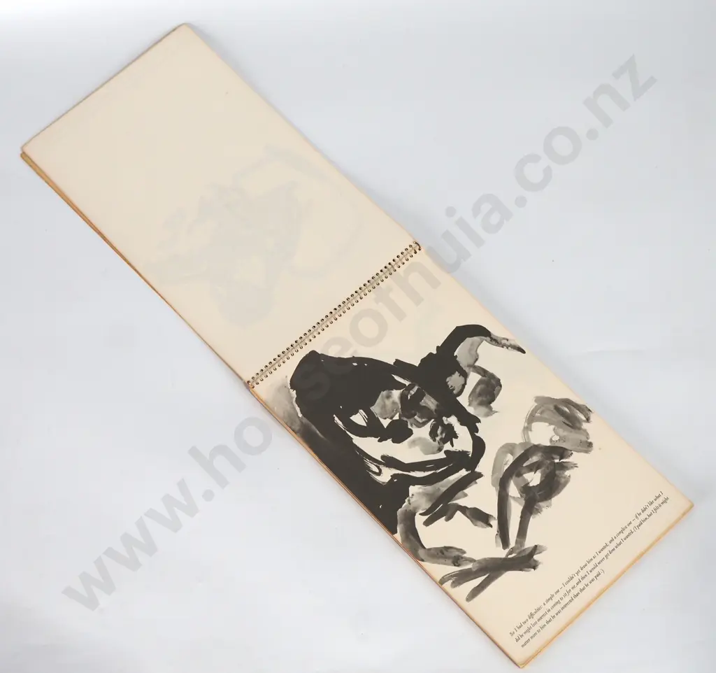 Toss Woollaston - Erua, Spiral Bound Offset Lithographic Book LE 487/1000 Image 1++