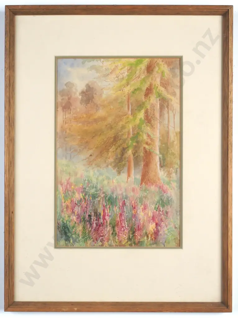 Ellis Rowan - Australian Forest Scene, Watercolour Image 1++