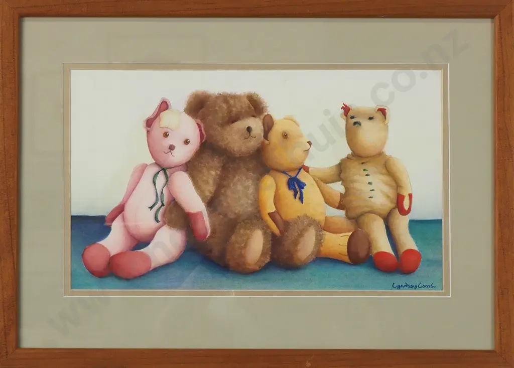 Lyndsay Lamb - Four Bears, Acrylic Image 1++