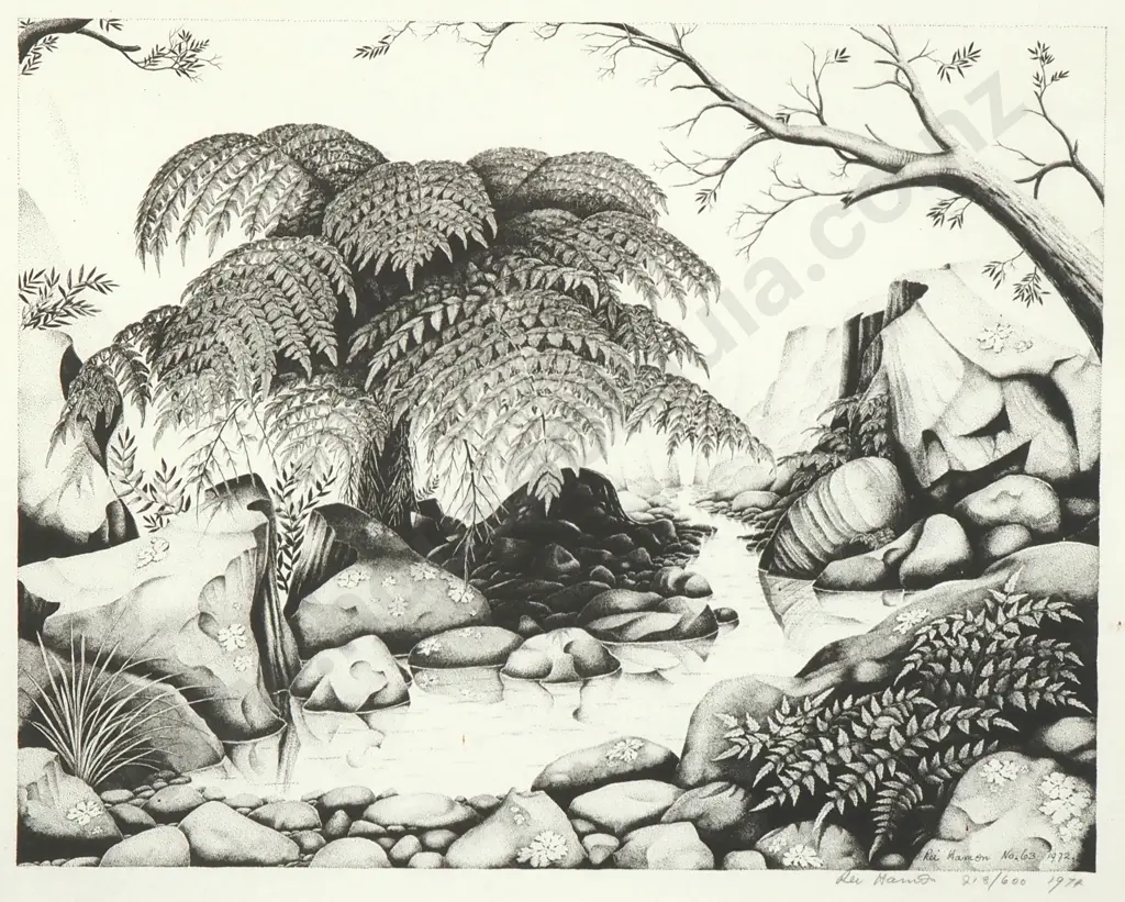 Rei Hamon - Creek, Print Image 1++