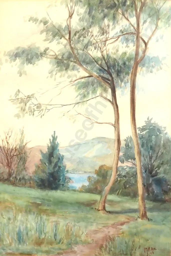 M.A. Lane - Landscape, Watercolour Image 1++