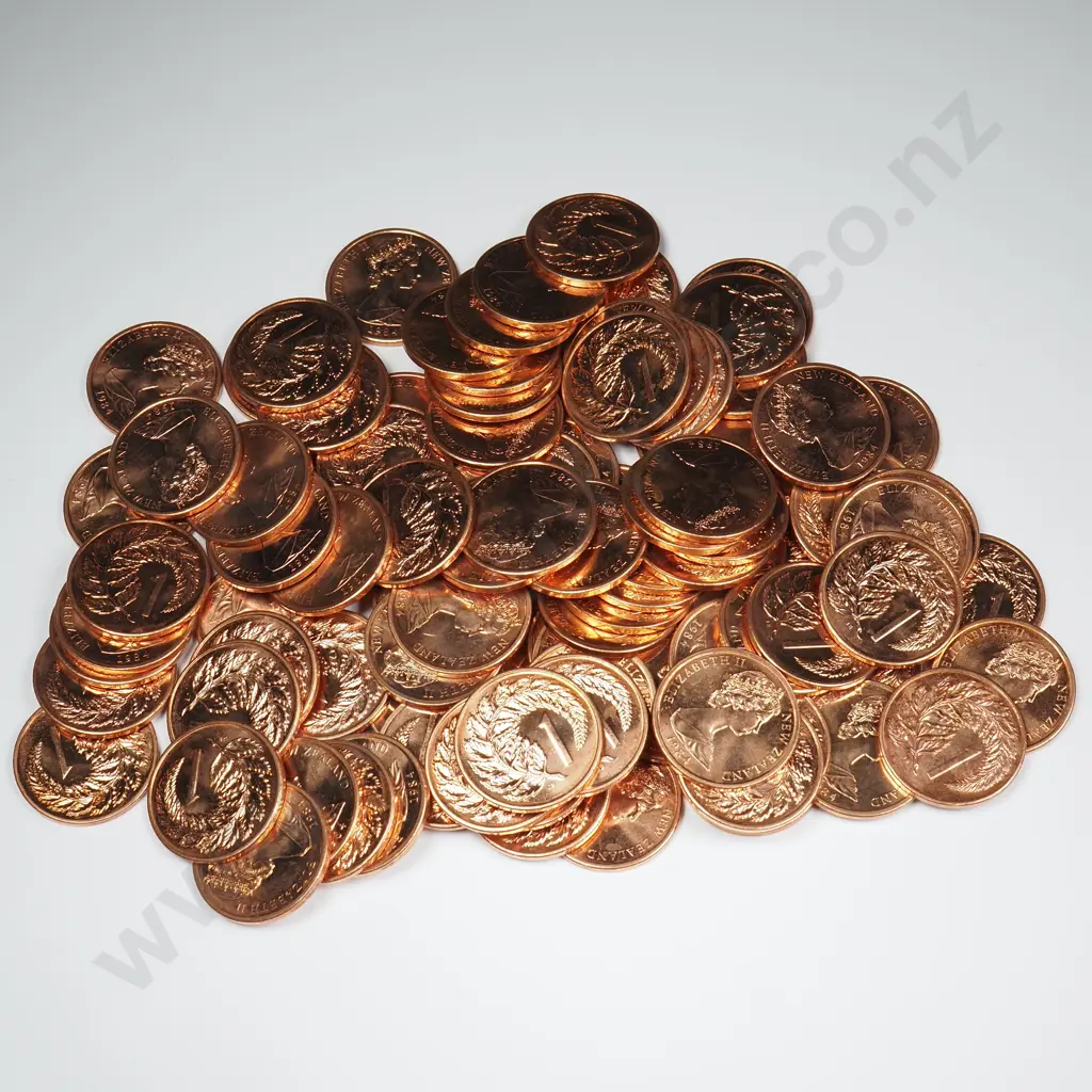 110 X 1984 UNC 1 CENT COINS, C.C.V. $330 Image 1++