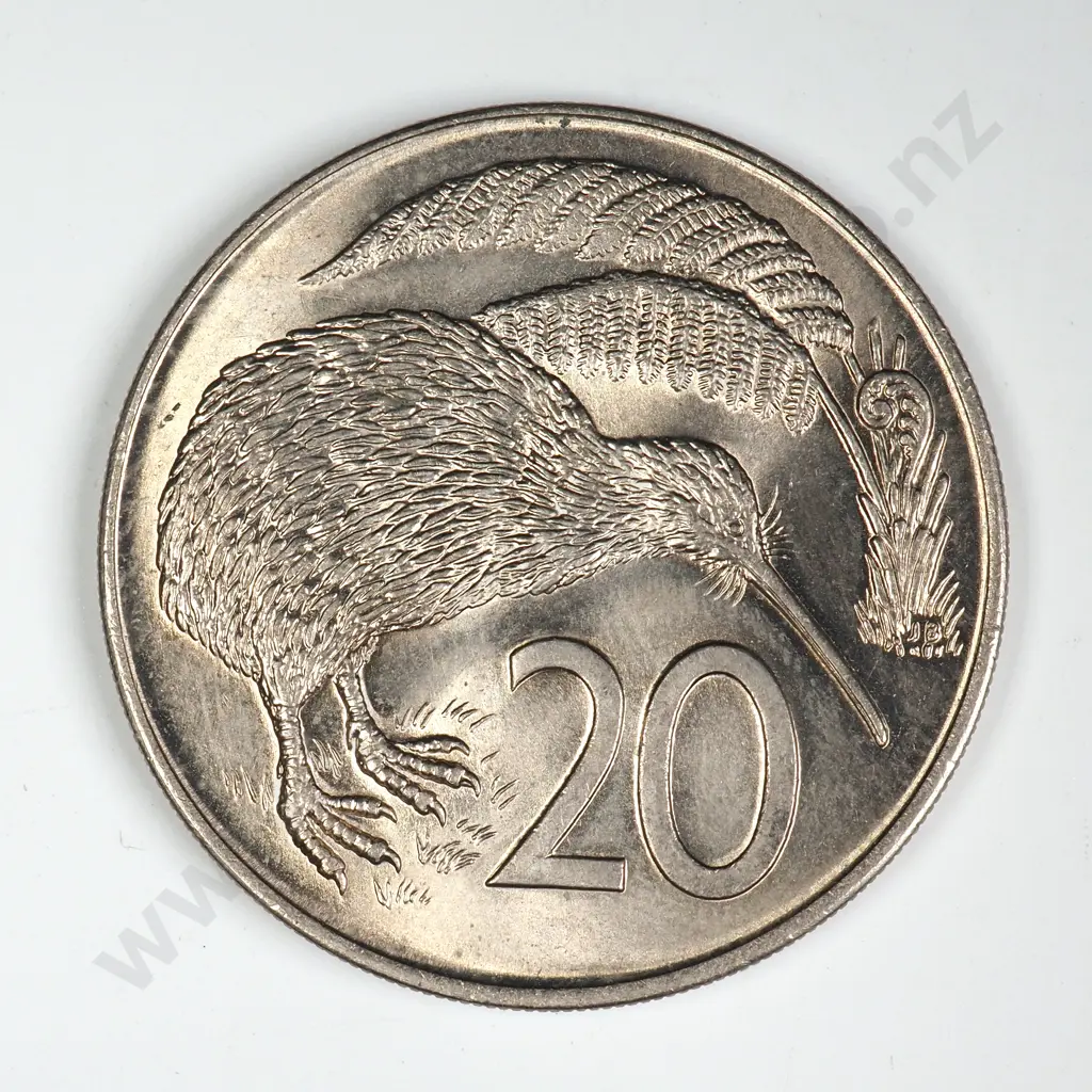 10 X 1971 BRILLIANT UNCIRCULATED 20 CENTS COINS Ten 1971 brilliant uncirculated twenty cents coins, being the circulation type ( 7 in the date having a serif or downward stroke ). The coins found in uncirculated and proof sets have a normal 7. C.C.V. $800. Please be aware that although these are directly from the mint there may be the odd spot or blemish. Image 1++