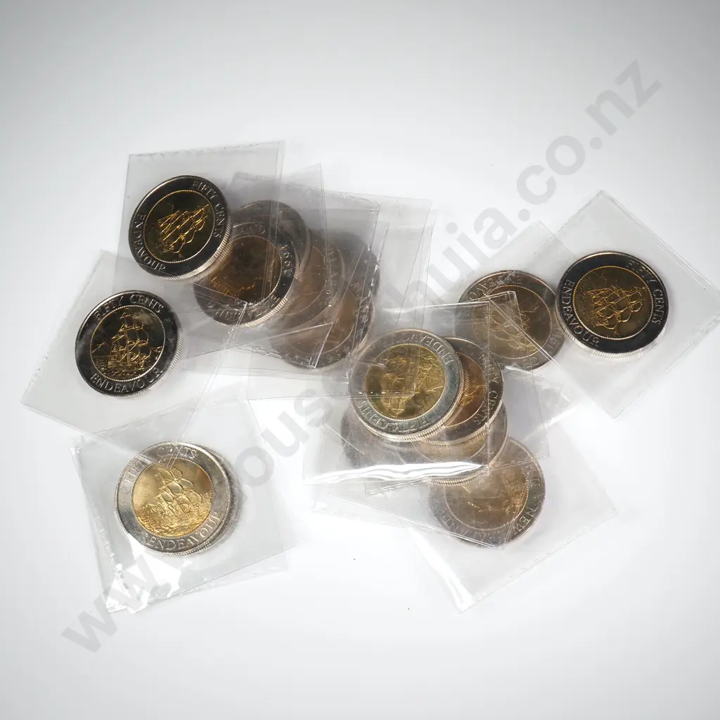 17 X 1994 BI-METAL 50 CENTS COINS C.C.V. $374 Image 1++