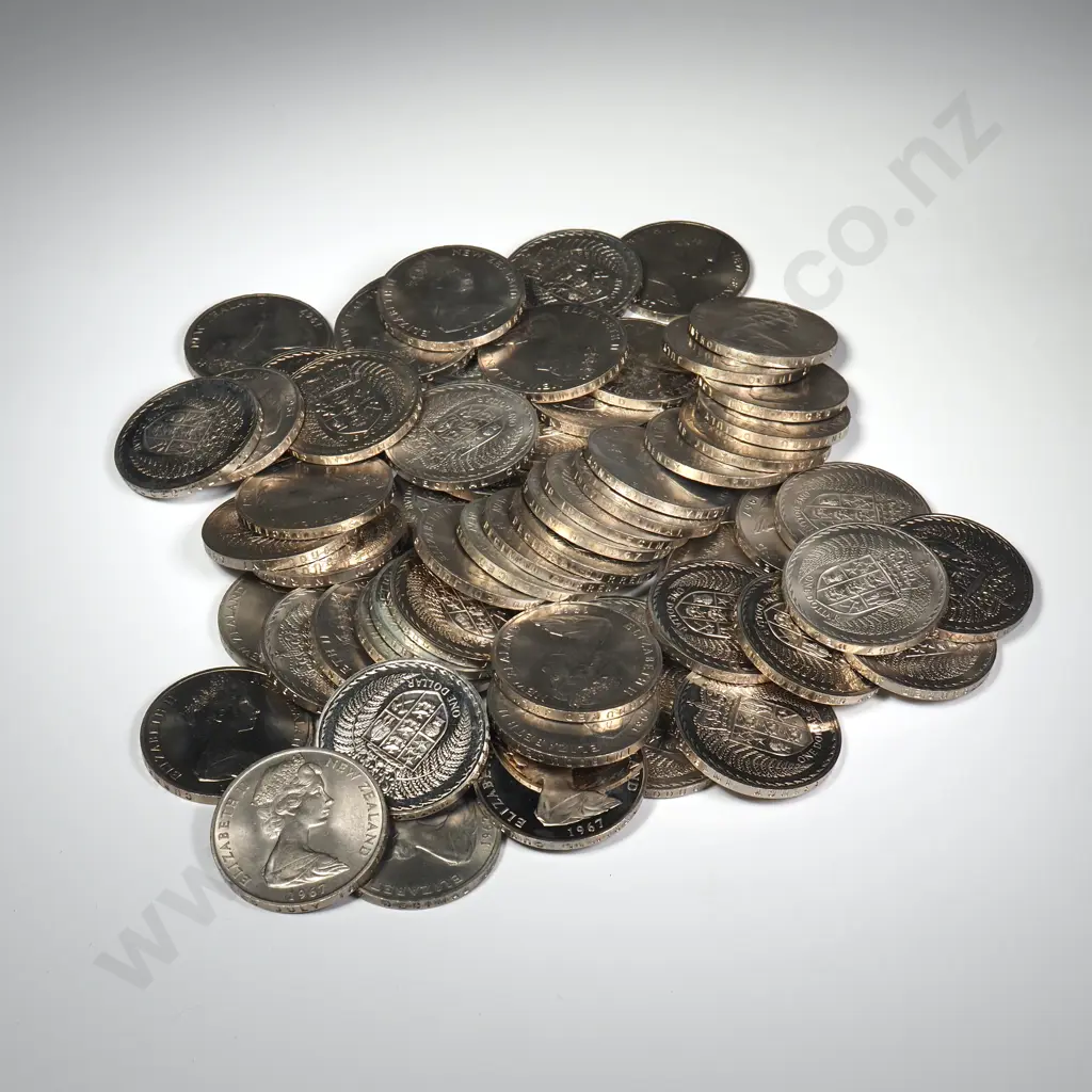 60 X LOOSE 1967 $1 COINS, C.C.V. $210 Image 1++
